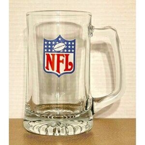 NFL Football Beer Glass Stein